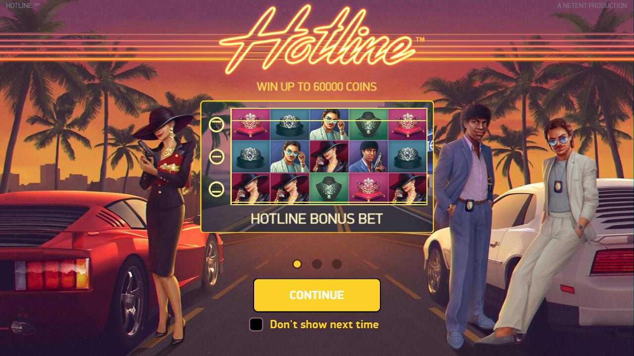 Hotline new casino game with new unique multi-level bonus bet feature