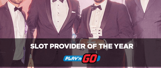 play n go slot provider of the year