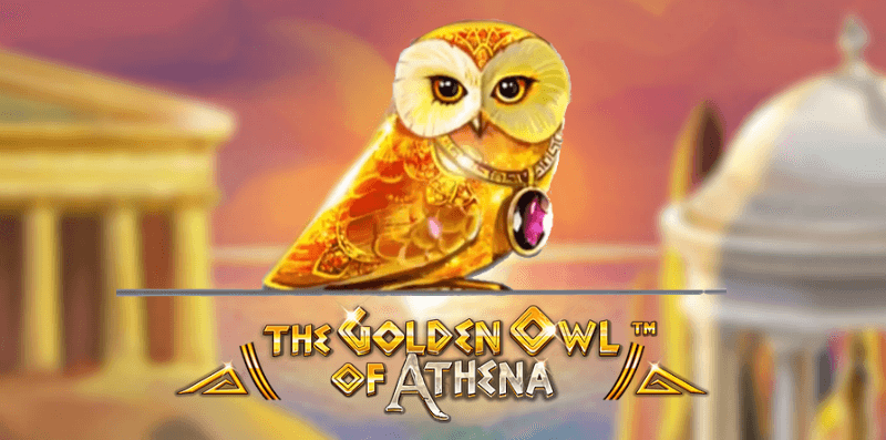 the golden owl of athena logo