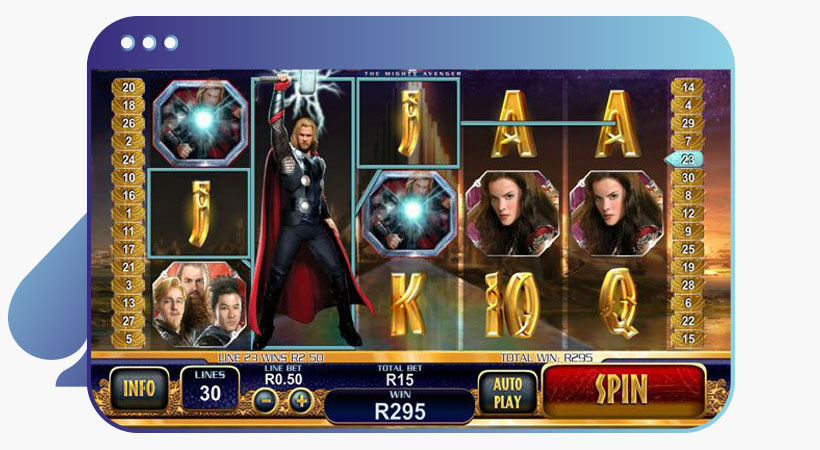 Thor the almighty Marvel slot
