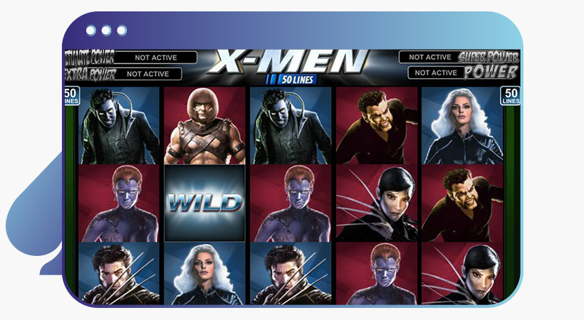 x-men Marvel slot