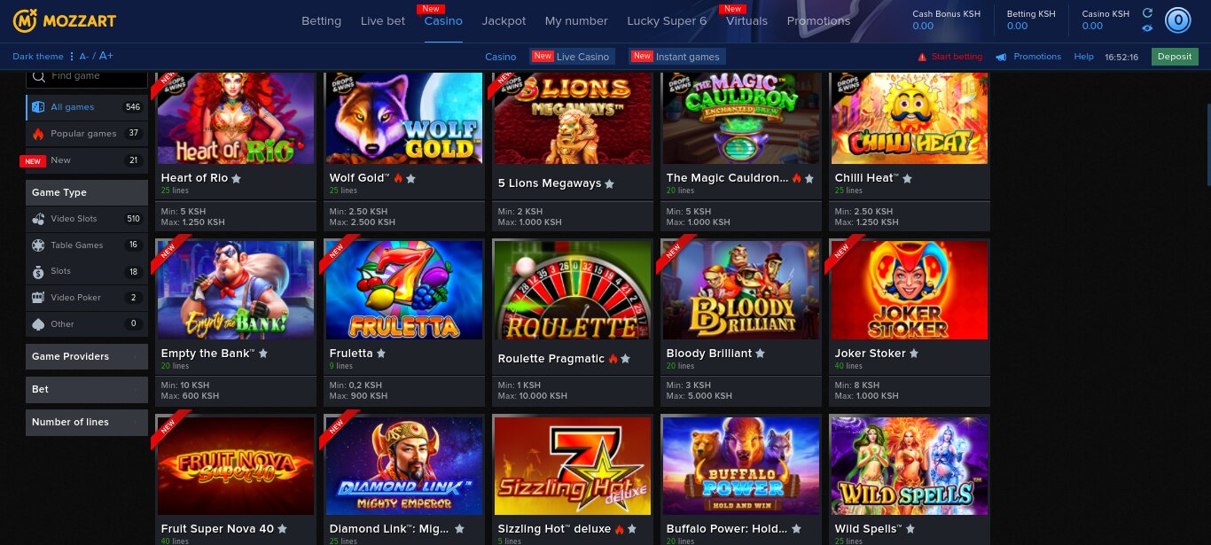 mozzart-kenya-online-casino